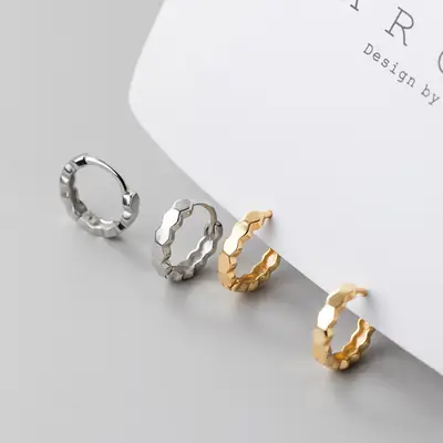 Simple Circle Earrings for Daily Commute