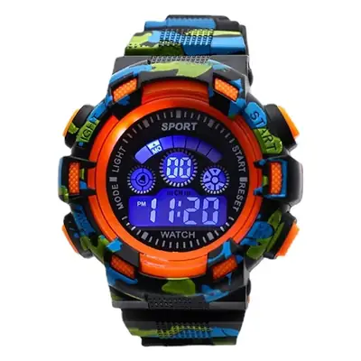 Multifunctional Electronic Camouflage Watch for Men