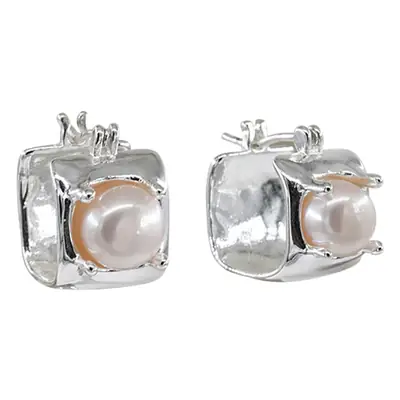 Korean Style Pearl Earrings Women S925 Silver