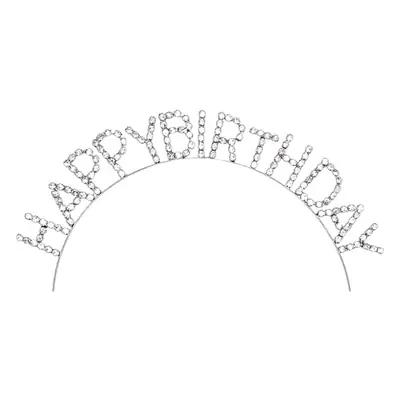 Happy Birthday Hairband Fairy Style Gold Plated