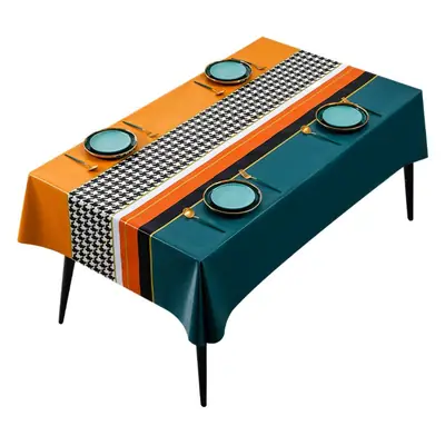 Waterproof Oil-Proof No-Wash Houndstooth Tablecloth