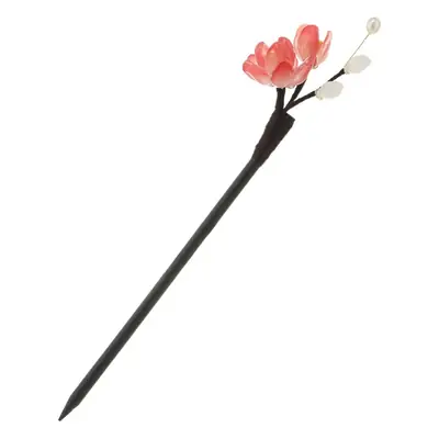 Blue Flower Glass Hairpin for Women