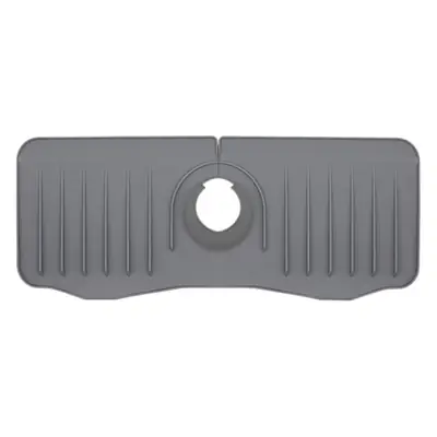 Adjustable Silicone Drain Tray for Faucet Sink Anti-Splash Water Block