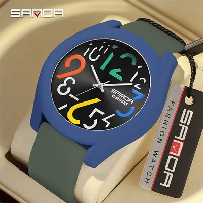 Sanda Waterproof Digital Watch for Men Women