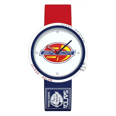 Sanda Red Silicone Student Watch for Men Women
