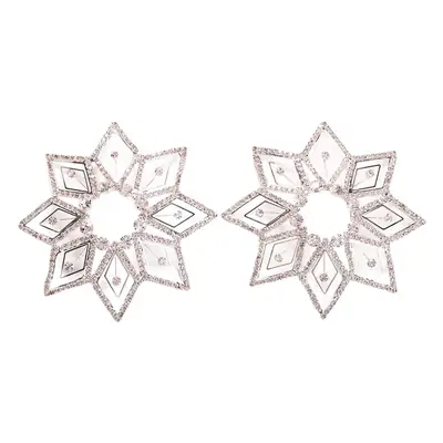 AliExpress New Arrival Hollow Flower Rhinestone Breast Patch