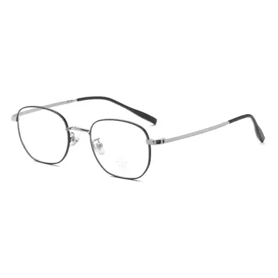 Women's Anti-Blue Light Glasses with Flat Frame & Metal Design