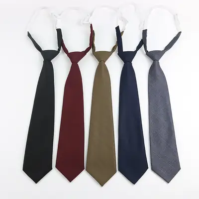 Women's Brown College Necktie TD-03