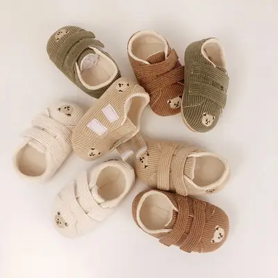Factory direct supply Korean fashion winter baby shoes baby toddler shoes boys and girls non-slip soft bottom warm step shoes