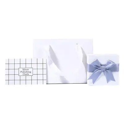 Silver Cloth Gift Box Set for Jewelry Packaging