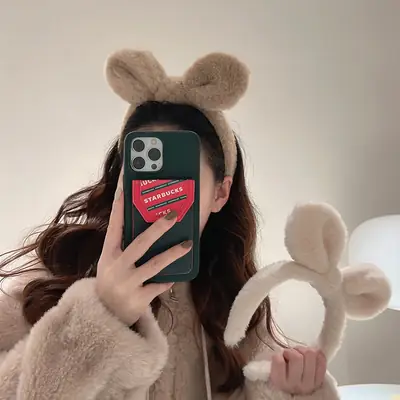 Cute Bunny Ear Hair Clip Face Washing Headband Women's Hair Accessory 2026