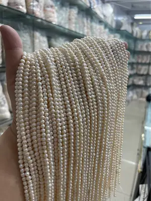 Natural Freshwater Pearl White Beads Necklace