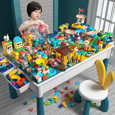 Lego City Building Toy Educational Table for Kids