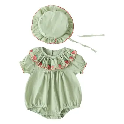 White Embroidered Baby Outfit for Newborns