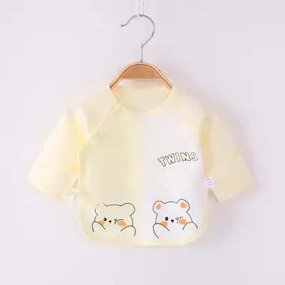 Baby Monk T-Shirt Cream Yellow Short Sleeve