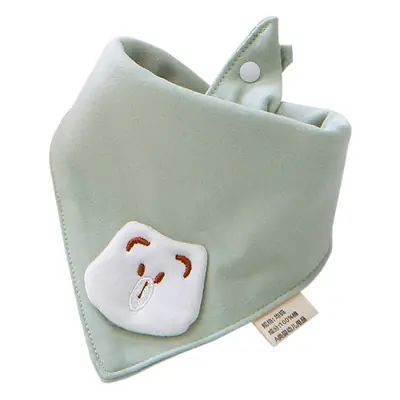 Baby Doll Triangle Towel Cotton Bib Anti-Spitting Scarf Yellow