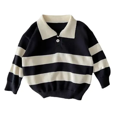 Kids Striped Sweater Set Boys Spring Wear 2023