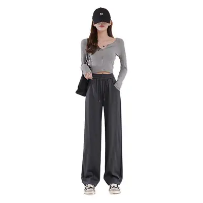 Women Wide Leg Sweatpants High Waist Straight Casual 2025