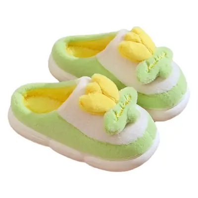 Women Winter Plush Non-Slip Slippers Thick Soft