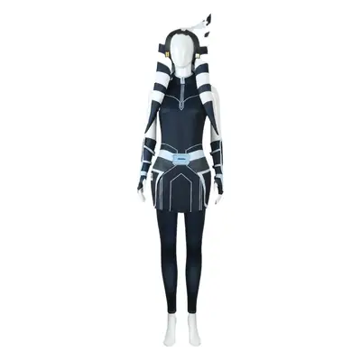 Mido Star Wars Clone War Acoka Tano Cos Suit Female Azakin Costume