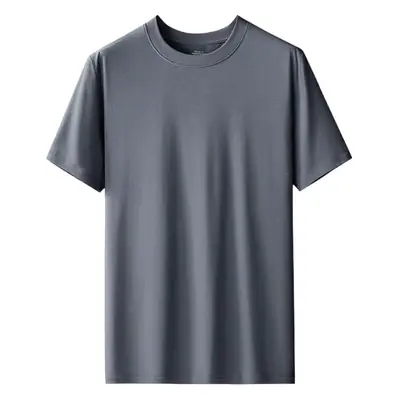Men's 60s Short Sleeve Solid Color T-Shirt