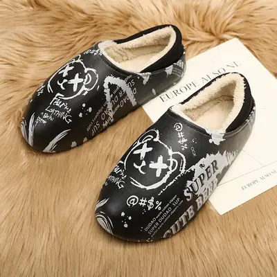 Men's Winter Cotton Slipper Waterproof Large