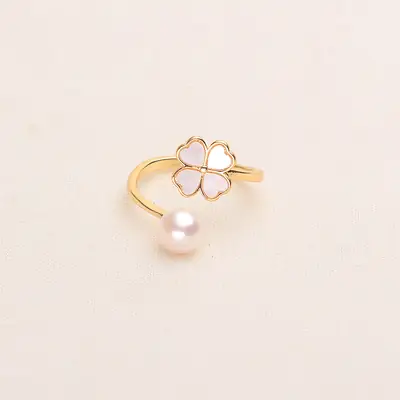 Tilian Pearl Ring 7mm 14K Gold Injection