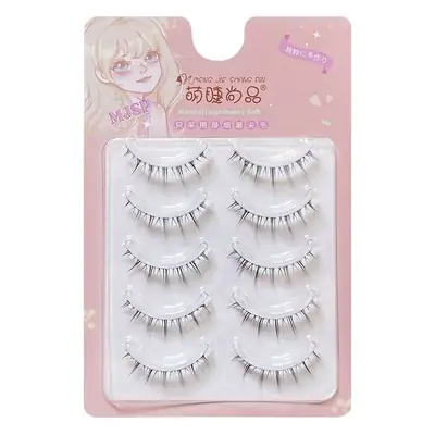 Natural Eyelashes Air Lashes Transparent Stems