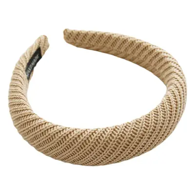 Knitted Wide Edge Cranial Head Hoop Female Net Red 2022