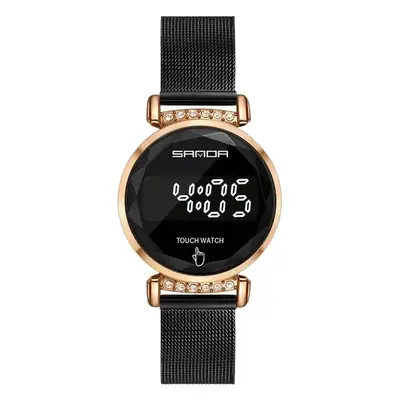 Luminous Women's Touch Screen Watch with Pearl Strap