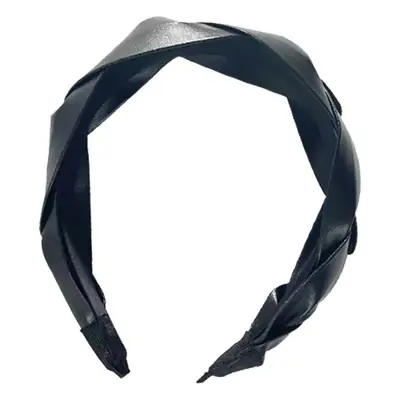 Black Twist Headband for Women Autumn Winter