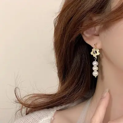 Natural Freshwater Pearl Earrings for Women