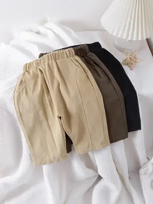 Soft Retro Harem Pants for Boys 2025 Autumn