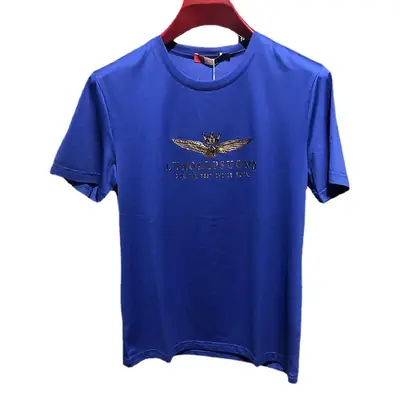 Men White Personalized T-Shirt with Logo Print