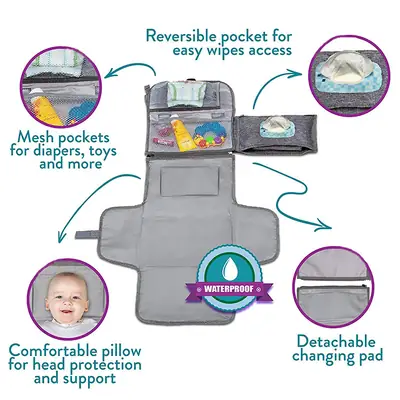Waterproof Baby Diaper Pad for Going Out