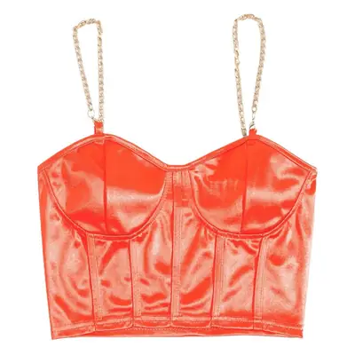 White Chain Camisole for Women Solid Color
