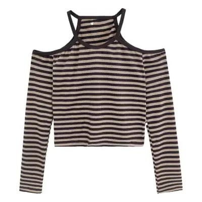 Women Striped Long Sleeve T-Shirt 2025 Autumn