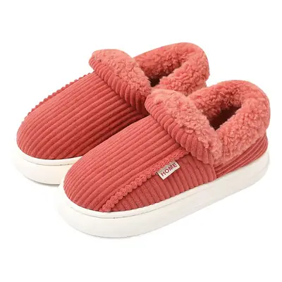 Blue Cotton Slippers for Men Winter Indoor Warm Non-Slip