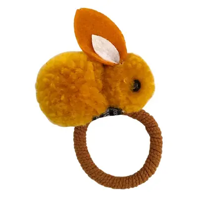 Plush Rabbit Ears Hair Ring for Girls