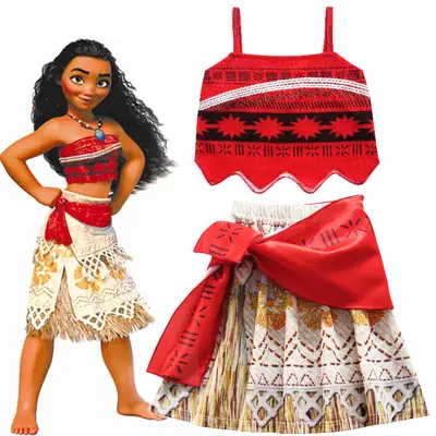 Moli Girl Red White Cosplay Set 100-150 yards