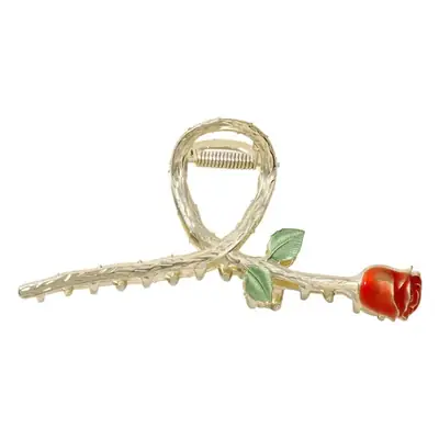 Golden Butterfly Hair Clip for Women Summer Claw Accessory