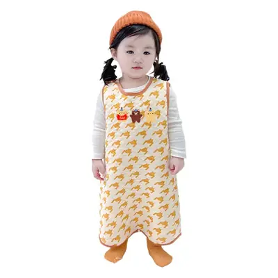 Baby Quilted Nightgown Vest Spring Autumn Warm Sleepwear