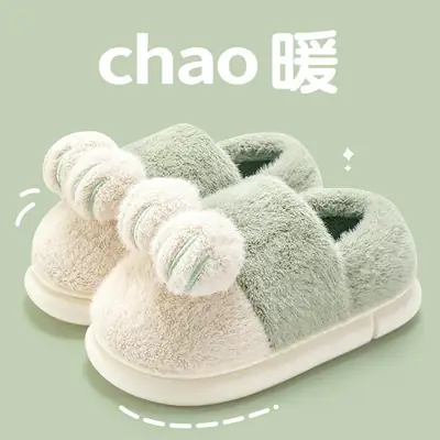 Women's Warm Fleece Slippers Winter Indoor