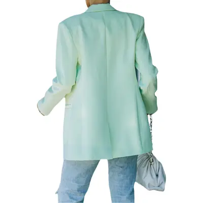 Long Sleeve Slim Suit Jacket for Women Spring Summer