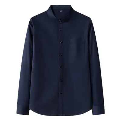 Emperor Chuangzhe Men's Black Vertical Collar Shirt