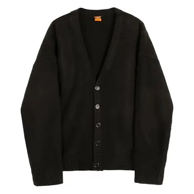 Men's 2022 V-Neck Sweater Cardigan Beige Solid Color