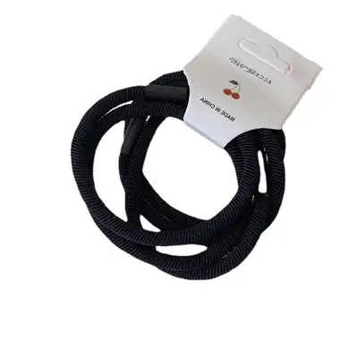 4-Root Thickened Hair Band Black Women's Fashion