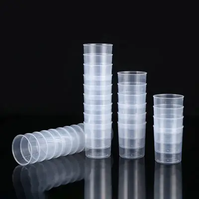 100ml Transparent Plastic Measuring Cups for Science Experiments
