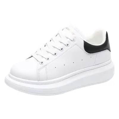McQueen Classic White Lace-Up Sneakers Women 2025
