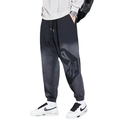 2025 Men Gradient Sweatpants Spring Autumn Plus Size